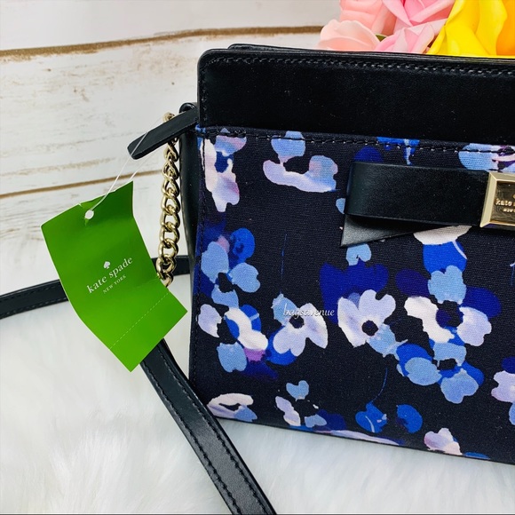 Kate spade angelica montford crossbody blue - Picture 2 of 7